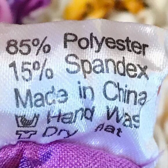 Vintage Y2K Purple & Gold Stretchy Magic Bubble Shirt Popcorn Top / One Size - Picture 5 of 5